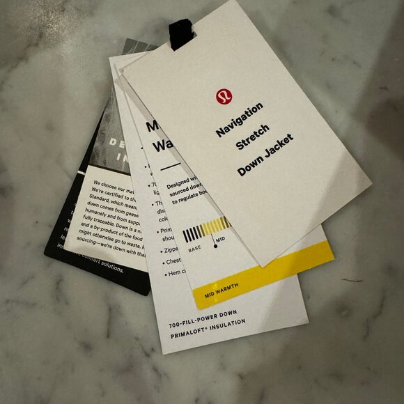 Lululemon Navigation Stretch Down Jacket in Gray Sage Size 8 - Picture 15 of 16